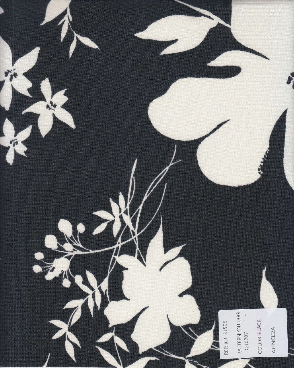 1 Yard Polyester Spandex DTY Brushed Knit Fabric Floral Print Soft Stretch 58/60" Width